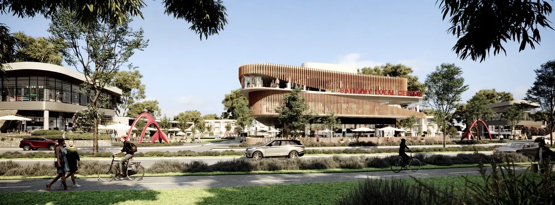 Conceptual neighbourhood centre at Arnold Grove